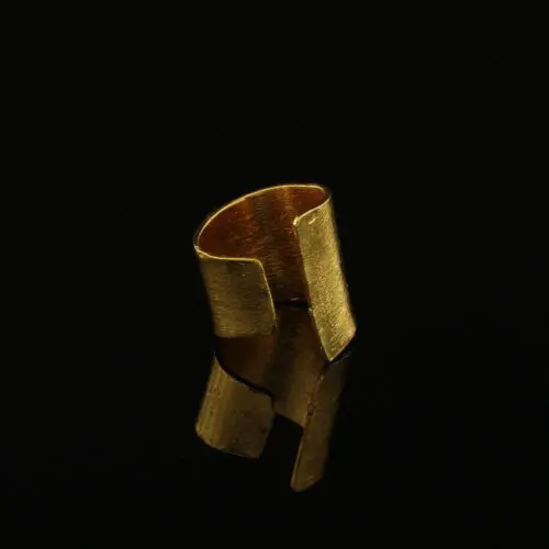 Chevalier Ring Handmade 24K Gold Finish | inspired.jewelry