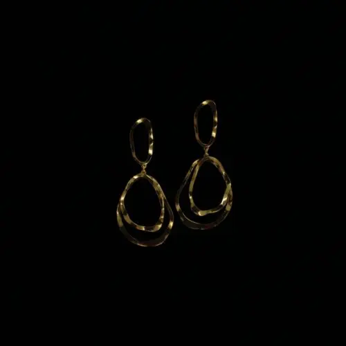 Handmade Earrings Gold Finished | Festive | inspired.jewelry