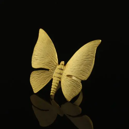 Handmade Butterfly Ring Matte | inspired.jewelry