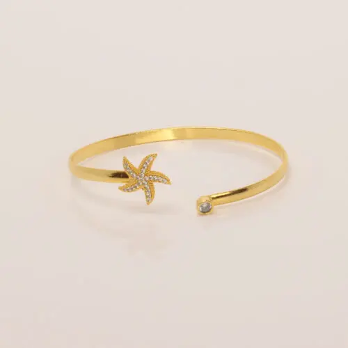 Handmade Starfish Summer Bracelet Gold Plated | Summer Bracelets | inspired.jewelry