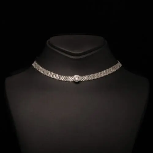Choker Necklace Silver Plated | inspired.jewelry