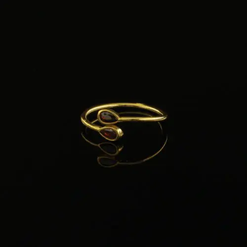 Siam Ring Handmade Gold Finish| inspired.jewelry