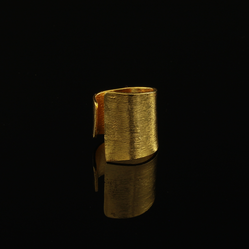 Chevalier Ring Handmade 24K Gold Finish | inspired.jewelry