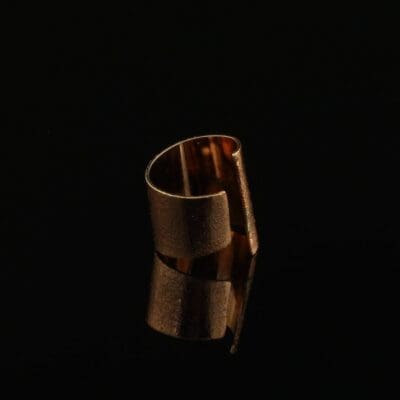 Chevalier Ring Handmade Pink Gold Plated | inspired.jewelry