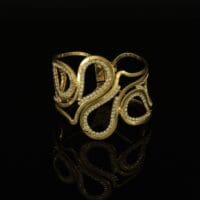 Handmade Bracelet Gold Finish with Austrian Crystals | Sensual | inspired.jewel