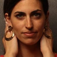 Handmade Carved Earrings Gold Plated | Classy | inspired.jewelry