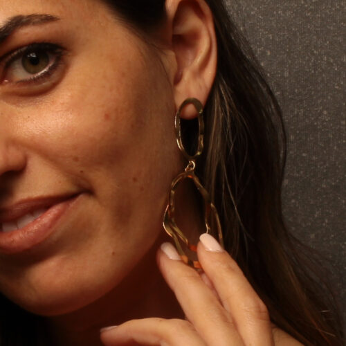 Handmade Earrings Gold Finished | Festive | inspired.jewelry