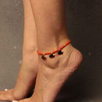 Anklet Bracelet Red Gold Plated | Adjustable size | Limited | inspired.jewelry