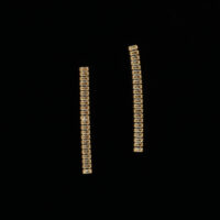 Fashion Earrings Gold Plated with Crystals| inspired.jewelry