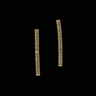 Fashion Earrings Gold Plated with Crystals| inspired.jewelry