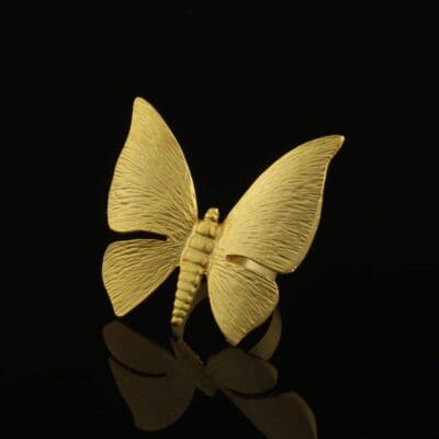 Handmade Butterfly Ring Matte | inspired.jewelry