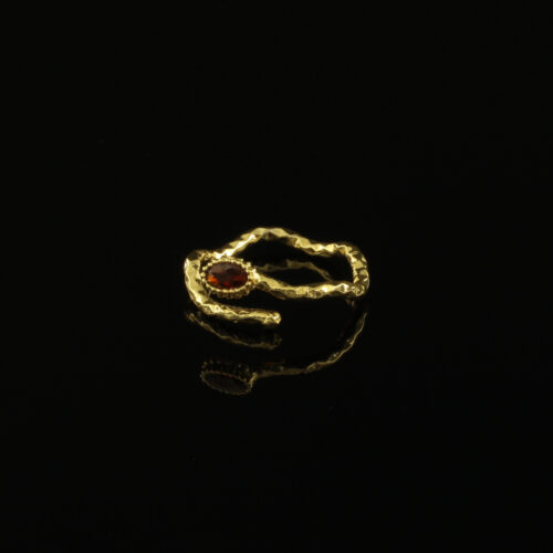 Handmade Siam Ring Gold Finish| inspired.jewelry