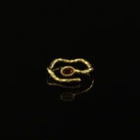 Handmade Siam Ring Gold Finish| inspired.jewelry
