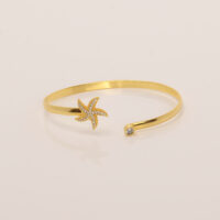 Handmade Starfish Summer Bracelet Gold Plated | Summer Bracelets | inspired.jewelry