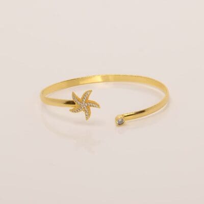 Handmade Starfish Summer Bracelet Gold Plated | Summer Bracelets | inspired.jewelry