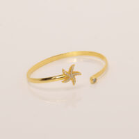 Handmade Starfish Summer Bracelet Gold Plated | Summer Bracelets | inspired.jewelry