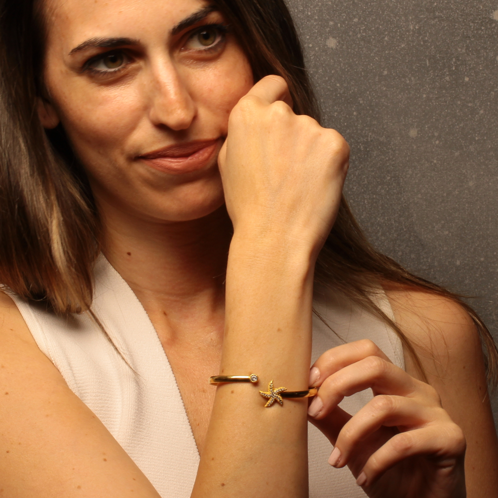 Handmade Starfish Summer Bracelet Gold Plated | Summer Bracelets | inspired.jewelry