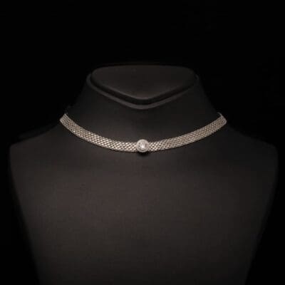 Choker Necklace Silver Plated | inspired.jewelry