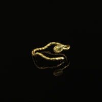 Handmade Crystal Ring Gold Finish| inspired.jewelry