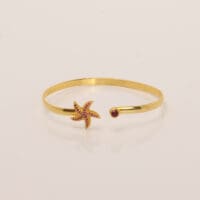 Handmade Starfish Summer Bracelet Gold Plated | Summer Bracelets | inspired.jewelry
