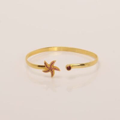 Handmade Starfish Summer Bracelet Gold Plated | Summer Bracelets | inspired.jewelry