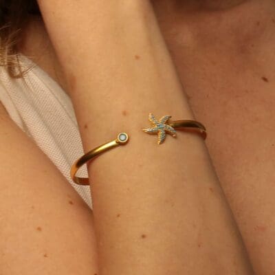 Handmade Starfish Summer Bracelet Gold Plated | Summer Bracelets | inspired.jewelry