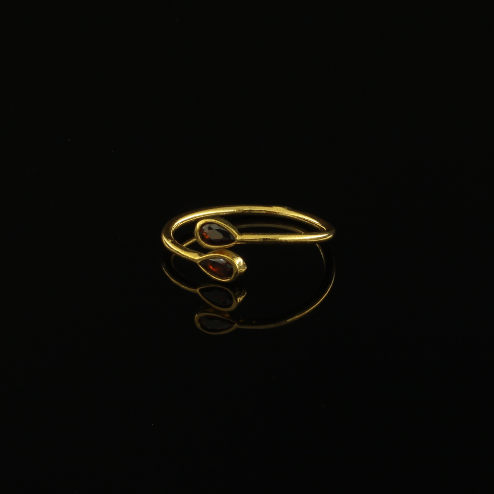 Siam Ring Handmade Gold Finish| inspired.jewelry